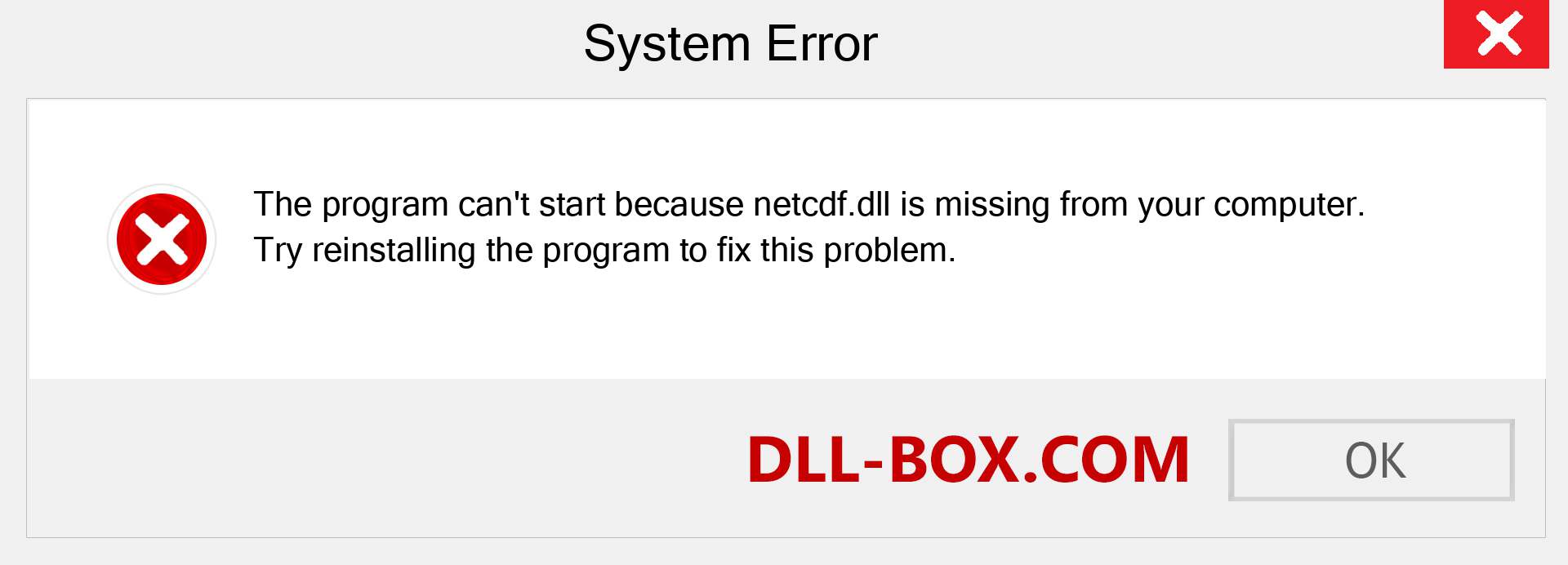  netcdf.dll file is missing?. Download for Windows 7, 8, 10 - Fix  netcdf dll Missing Error on Windows, photos, images